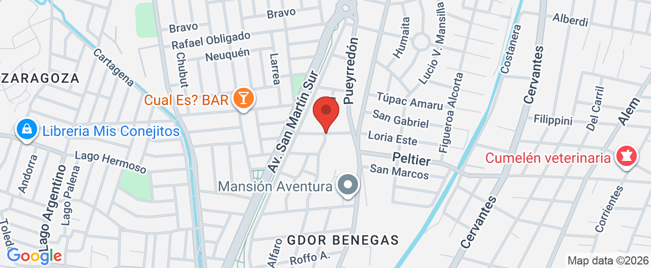 Mapa de la ubicación