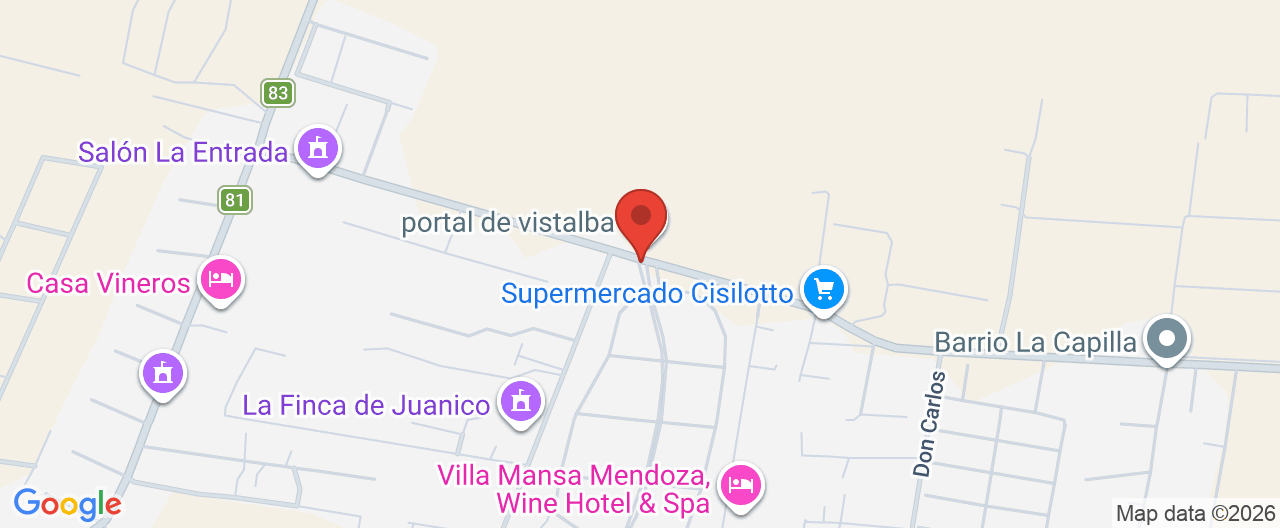 Mapa de la ubicación