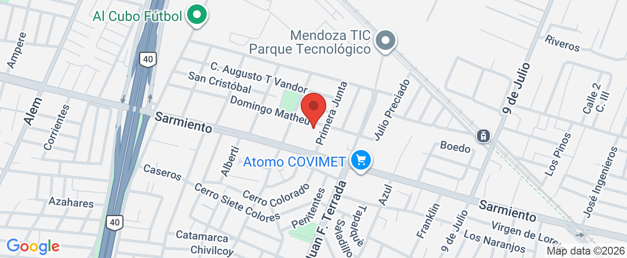 Mapa de la ubicación