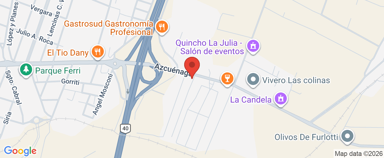 Mapa de la ubicación