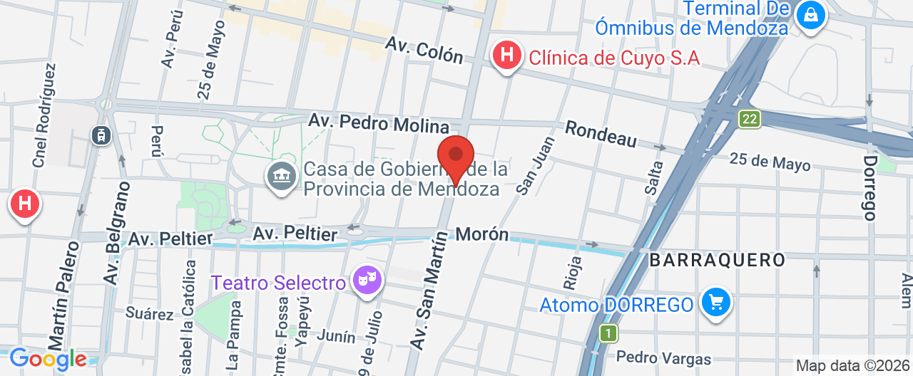 Mapa de la ubicación