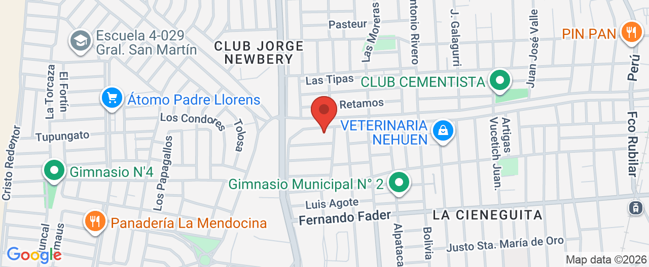 Mapa de la ubicación