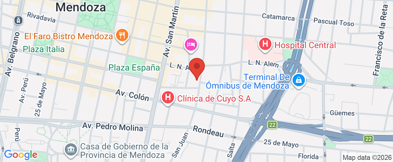 Mapa de la ubicación