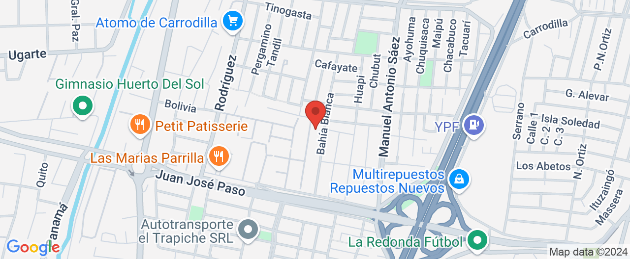 Mapa de la ubicación