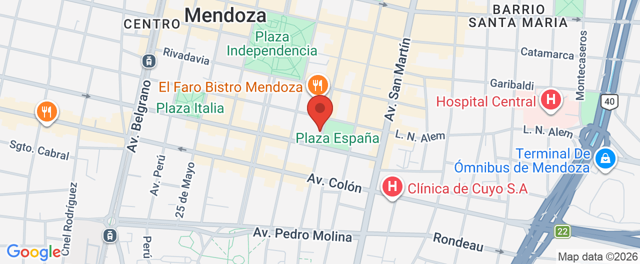 Mapa de la ubicación