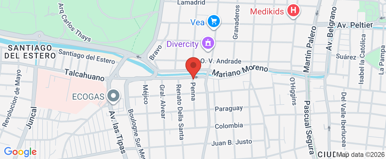 Mapa de la ubicación