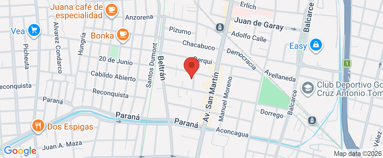 Mapa de la ubicación