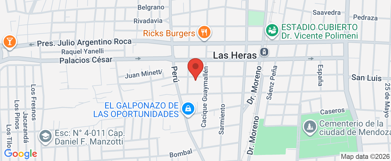 Mapa de la ubicación
