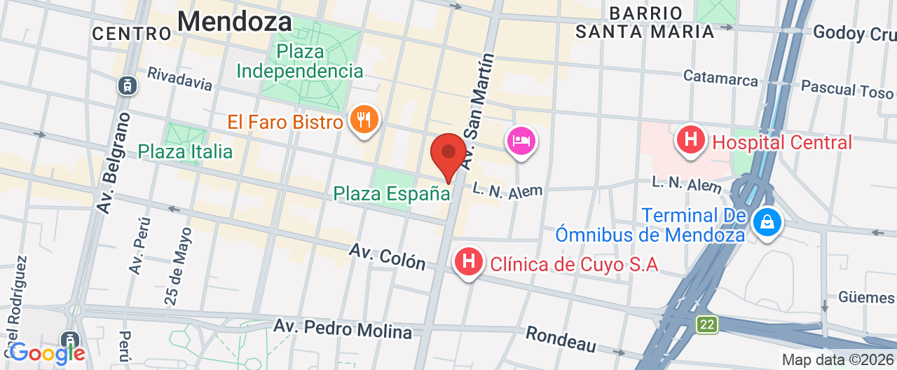 Mapa de la ubicación