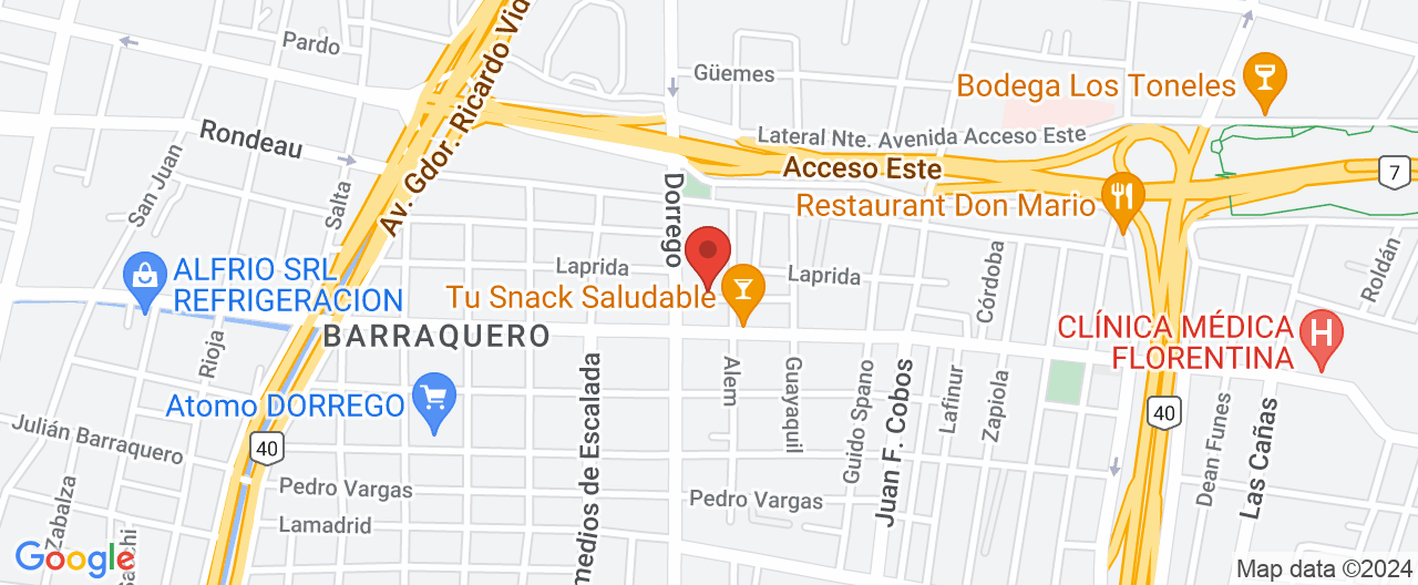 Mapa de la ubicación