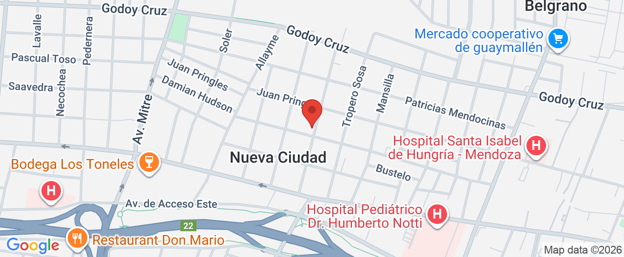 Mapa de la ubicación