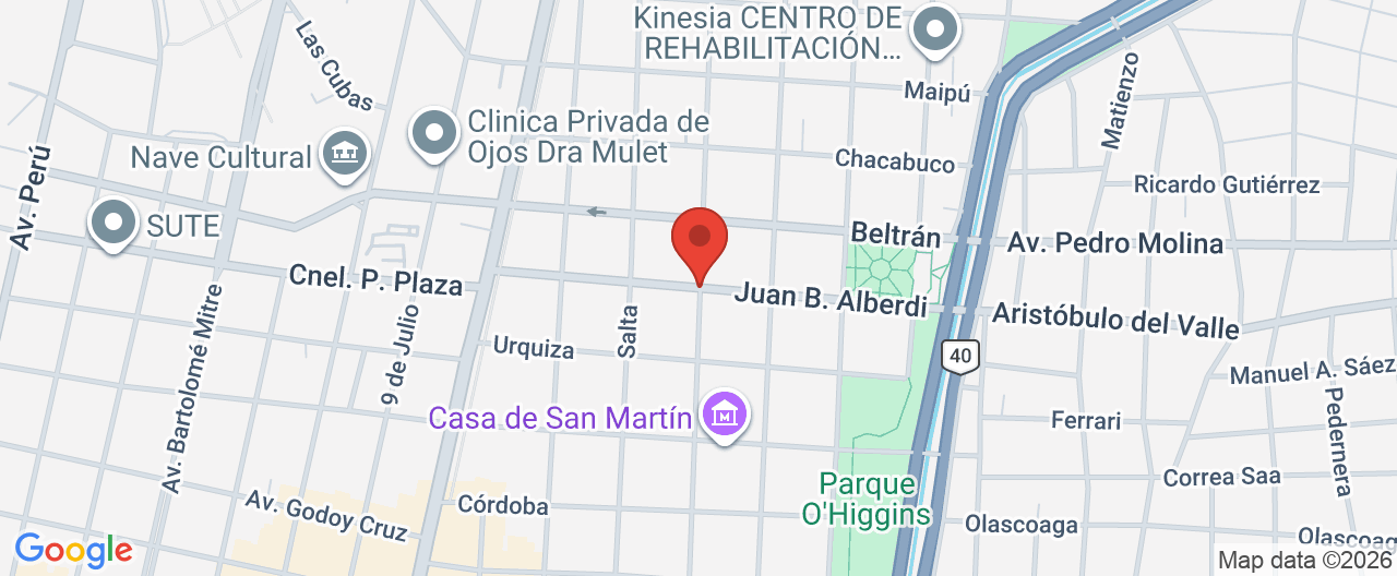 Mapa de la ubicación