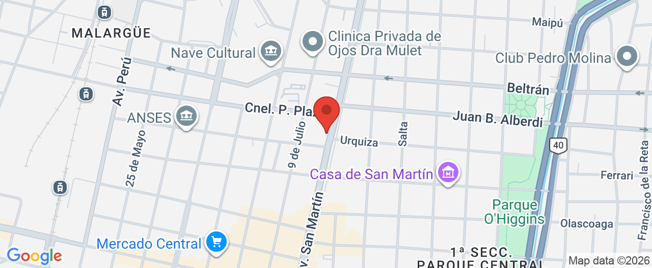 Mapa de la ubicación
