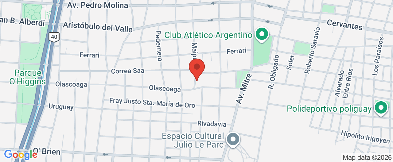 Mapa de la ubicación
