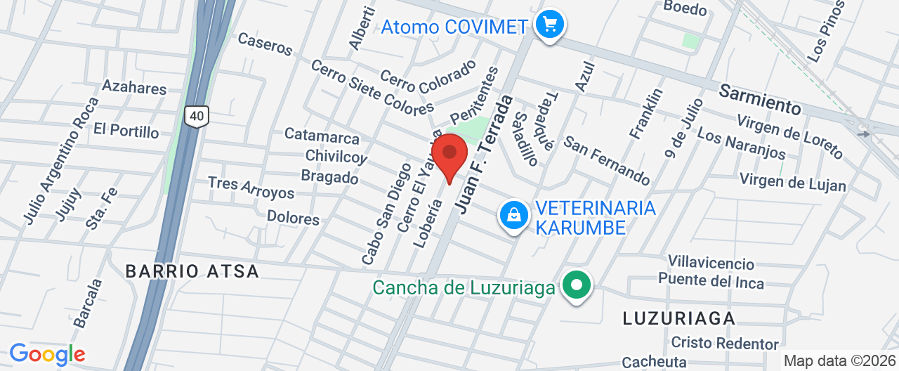 Mapa de la ubicación