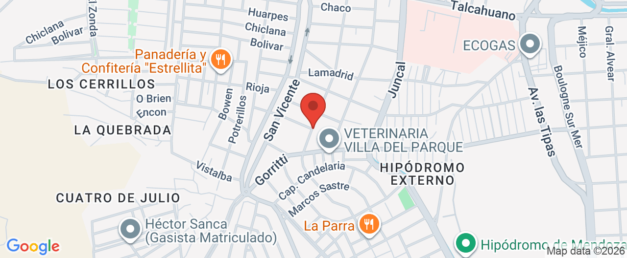Mapa de la ubicación