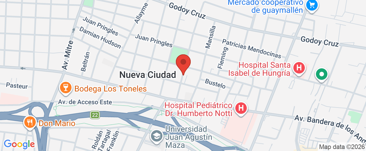 Mapa de la ubicación