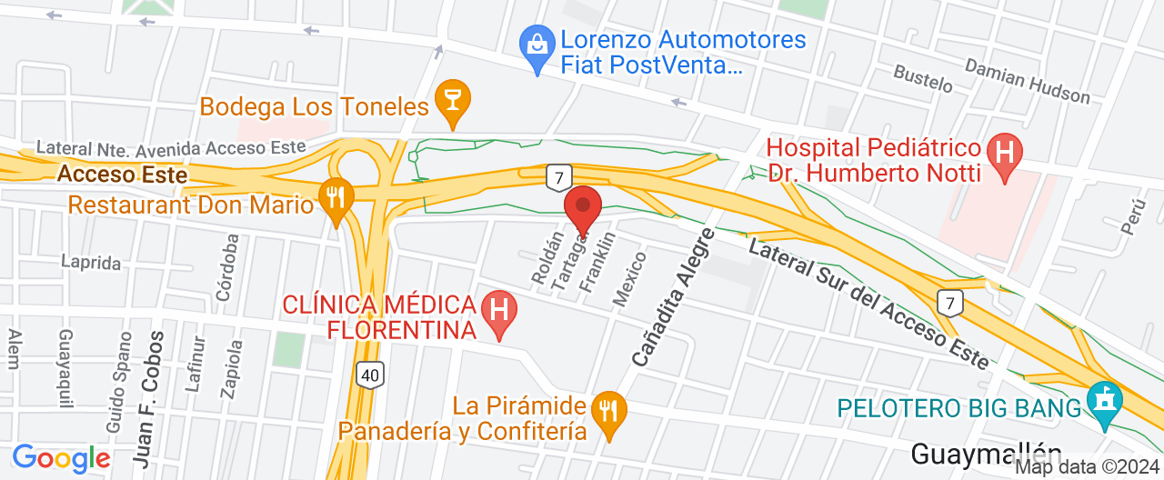 Mapa de la ubicación