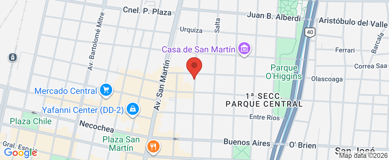 Mapa de la ubicación