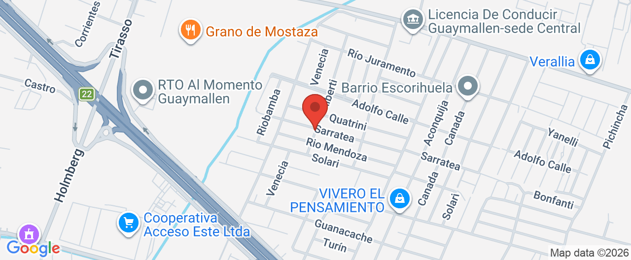 Mapa de la ubicación