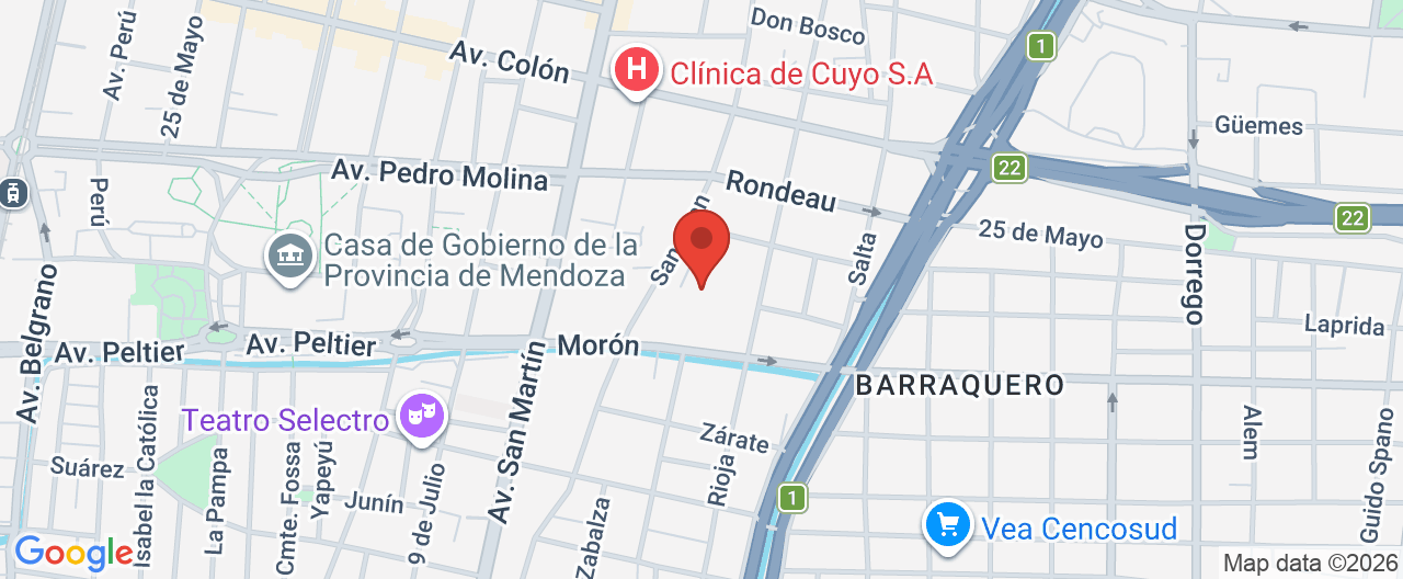 Mapa de la ubicación