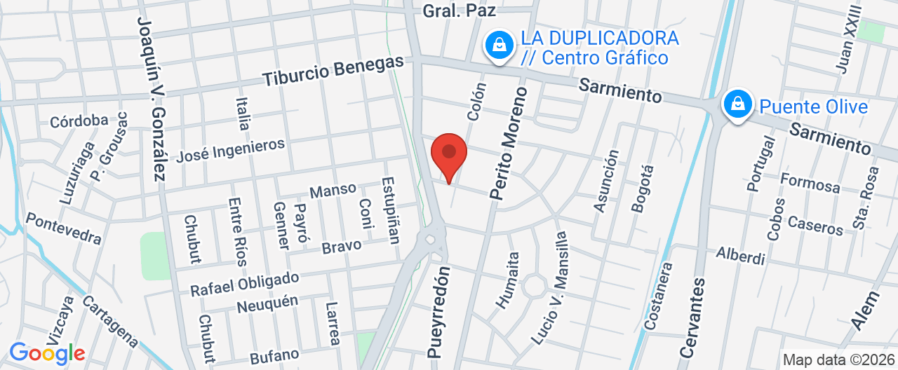 Mapa de la ubicación