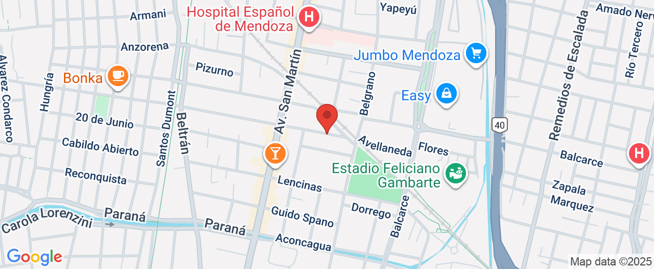 Mapa de la ubicación