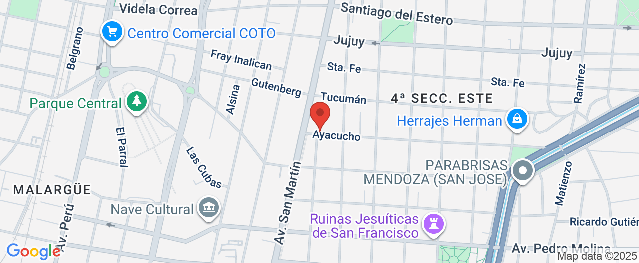 Mapa de la ubicación