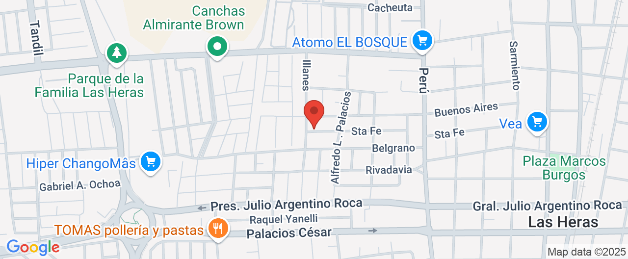 Mapa de la ubicación