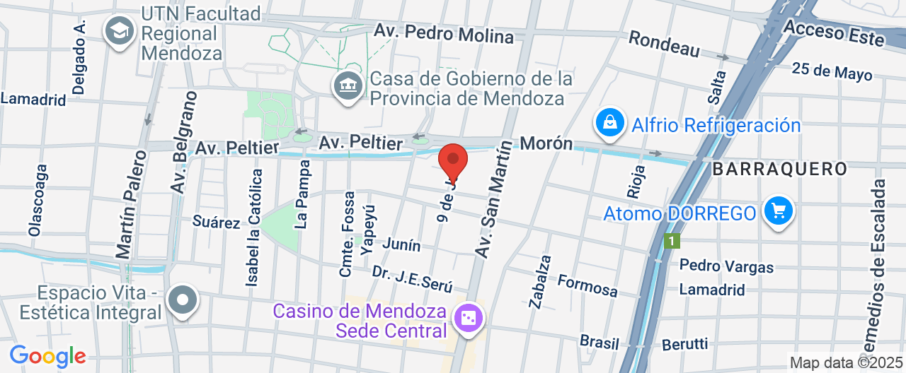 Mapa de la ubicación