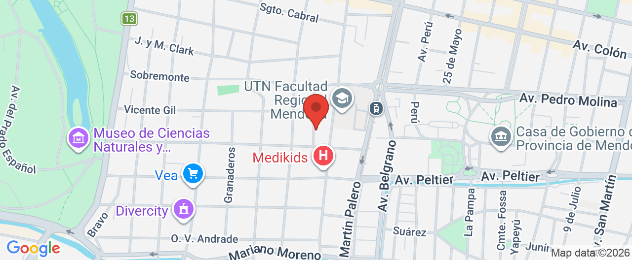 Mapa de la ubicación