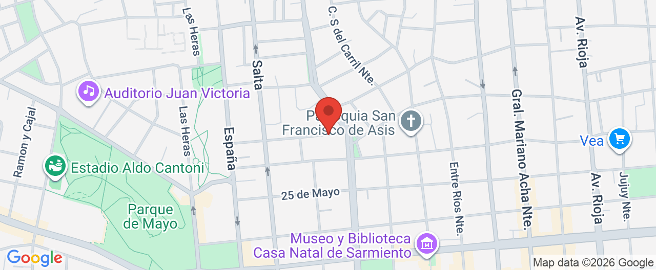 Mapa de la ubicación