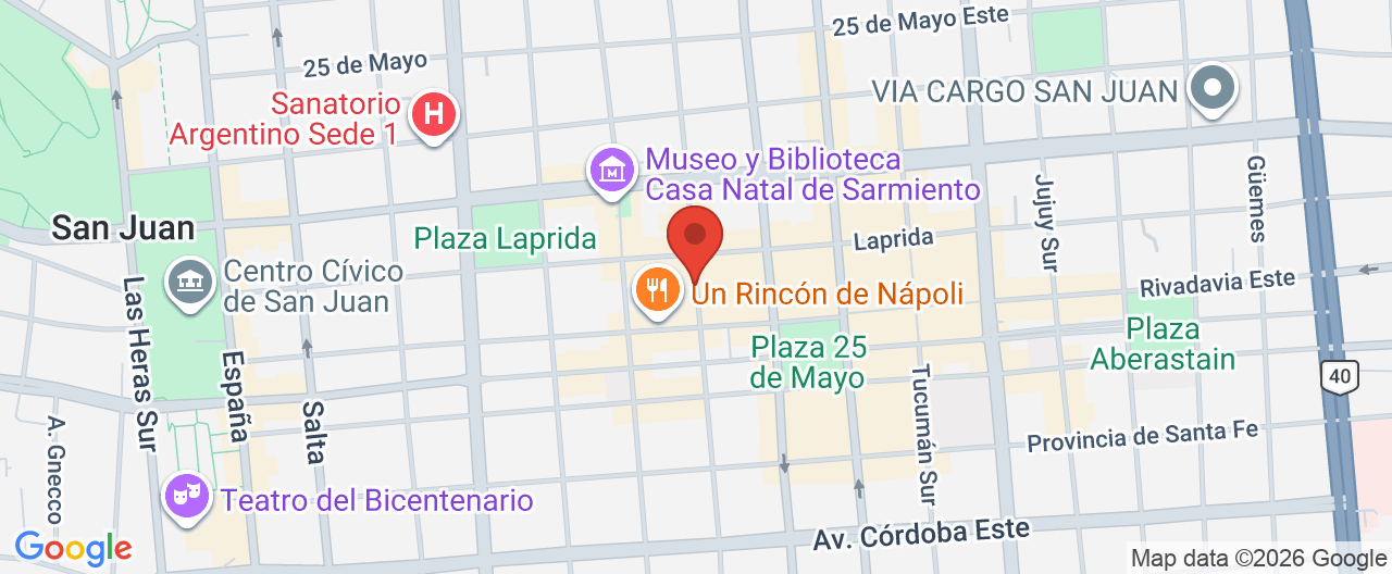 Mapa de la ubicación