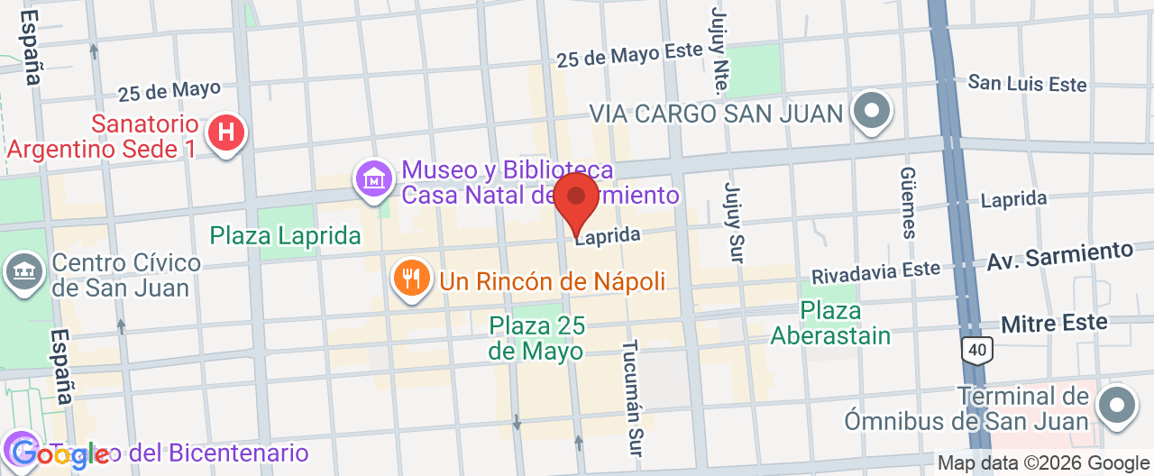 Mapa de la ubicación
