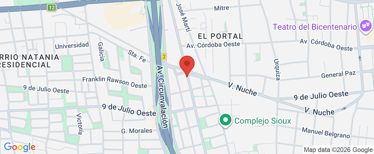 Mapa de la ubicación