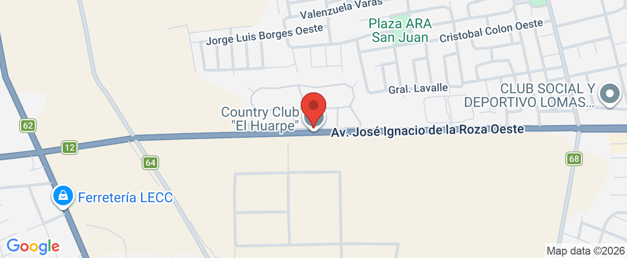 Mapa de la ubicación