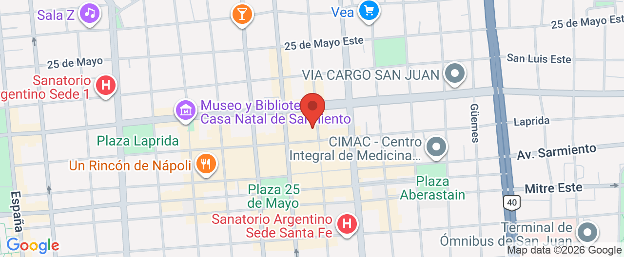 Mapa de la ubicación