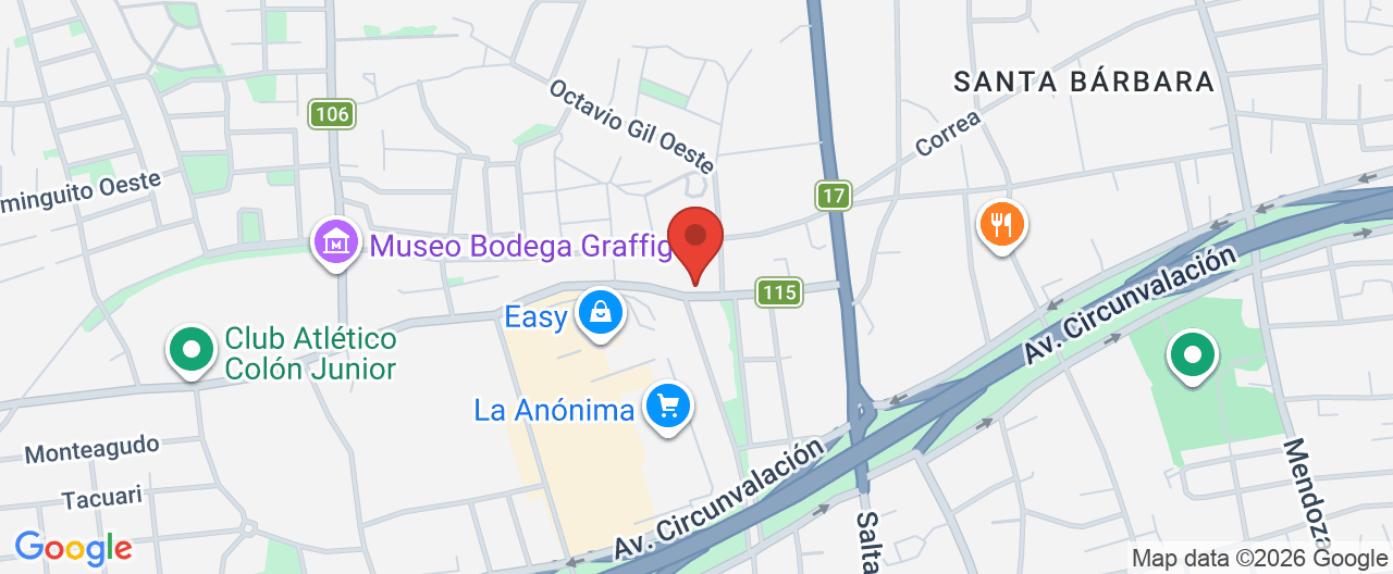 Mapa de la ubicación