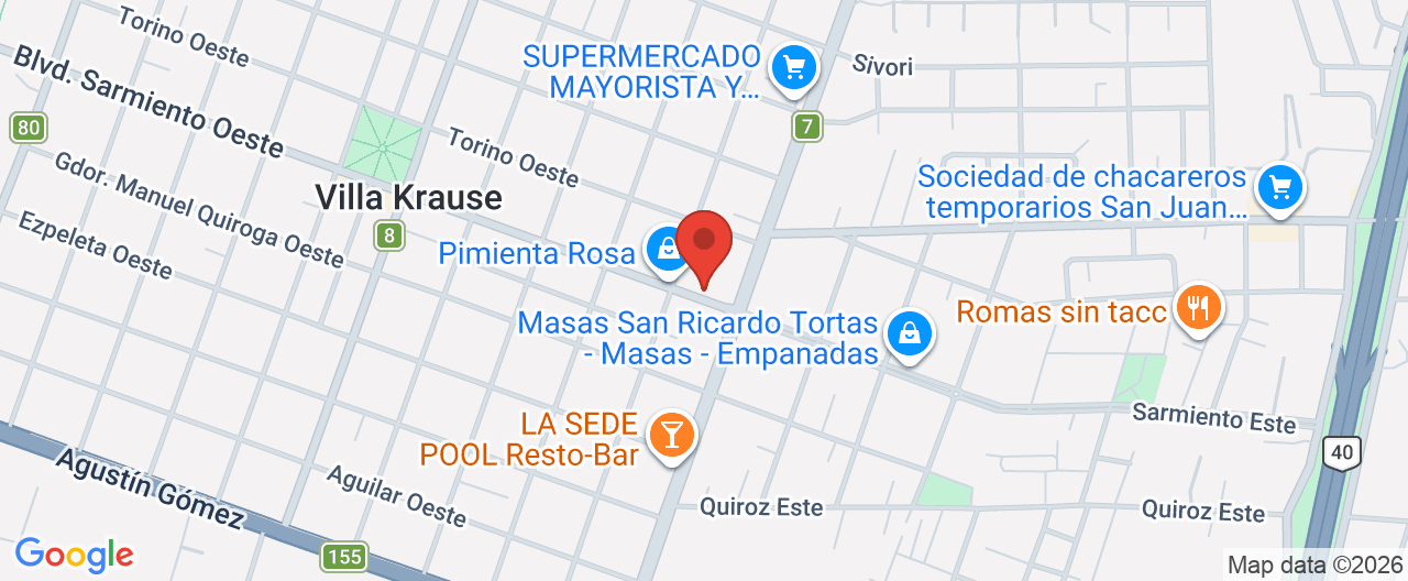 Mapa de la ubicación