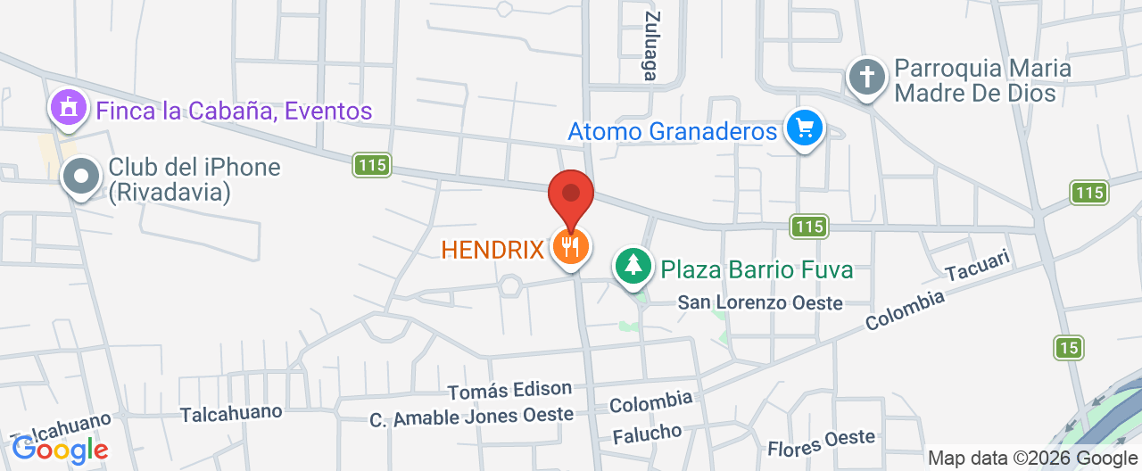 Mapa de la ubicación