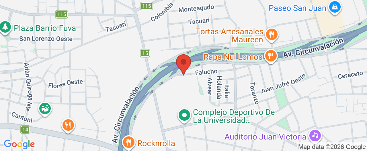 Mapa de la ubicación