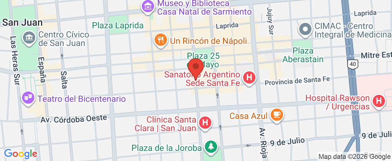 Mapa de la ubicación