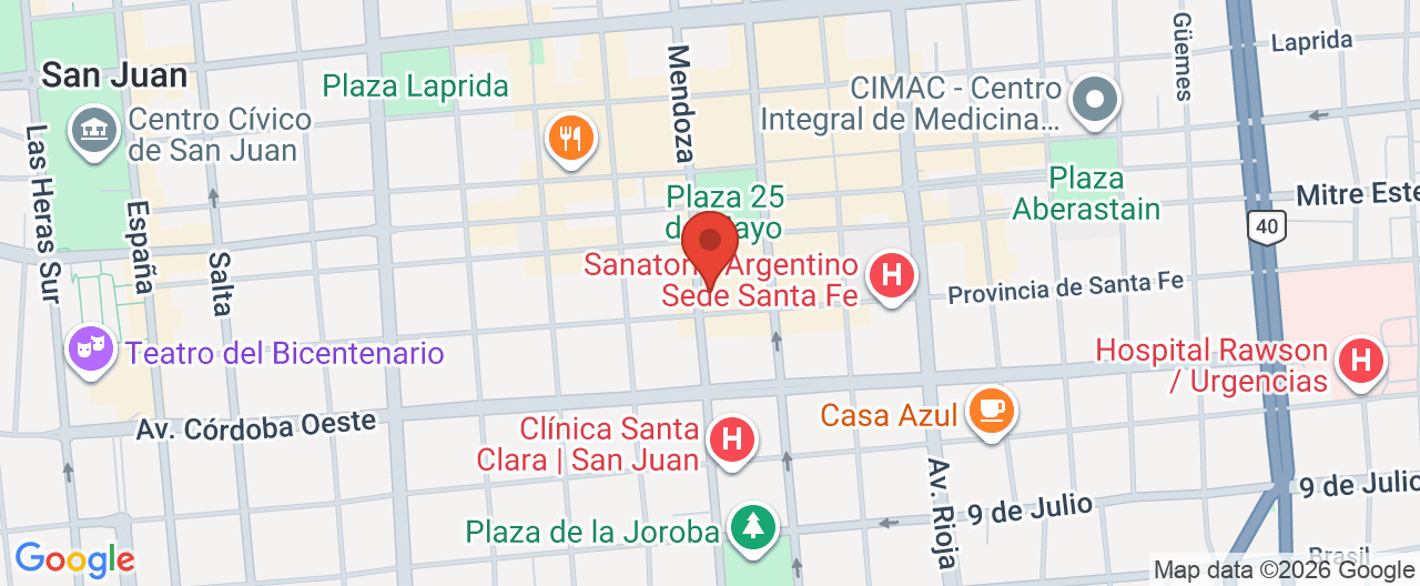 Mapa de la ubicación