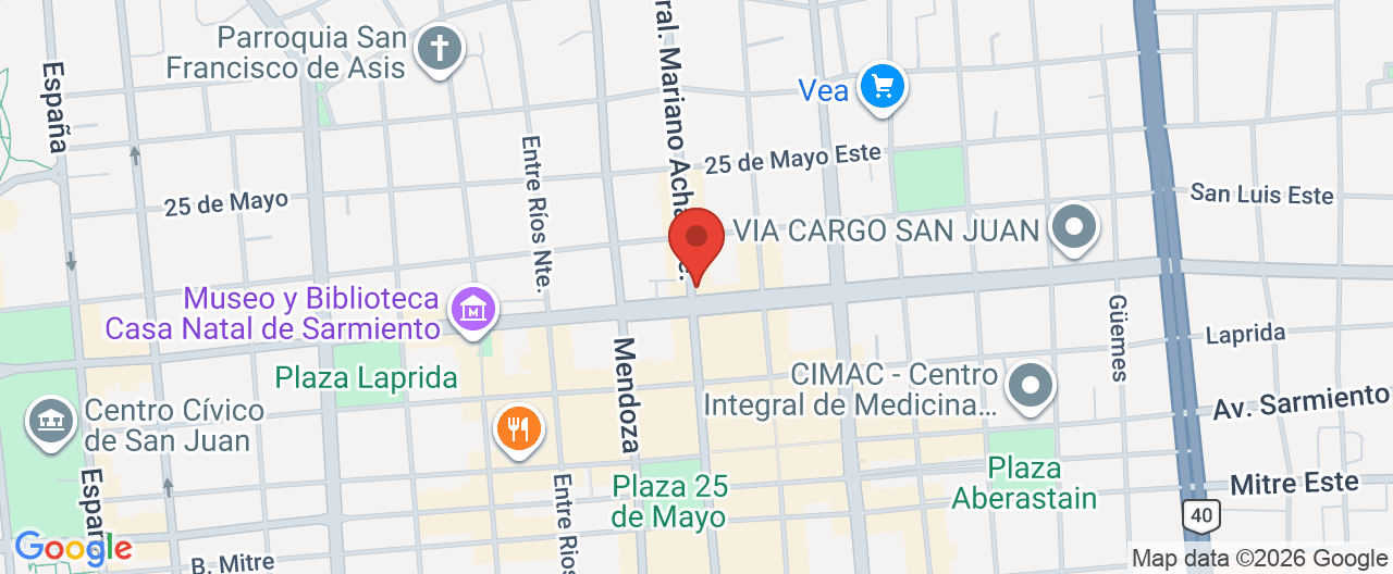 Mapa de la ubicación