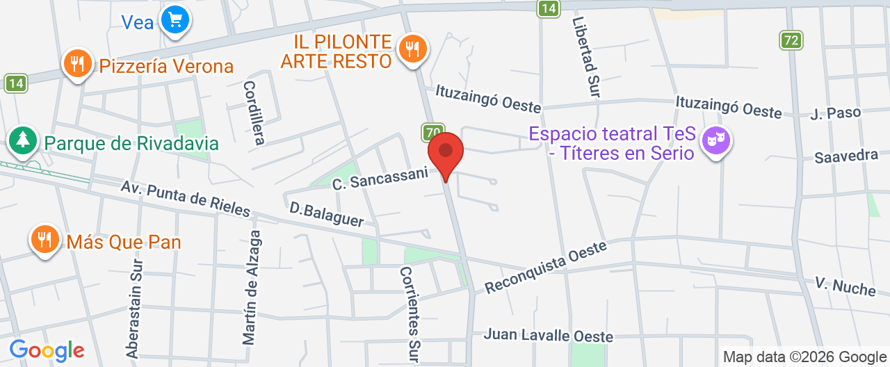 Mapa de la ubicación