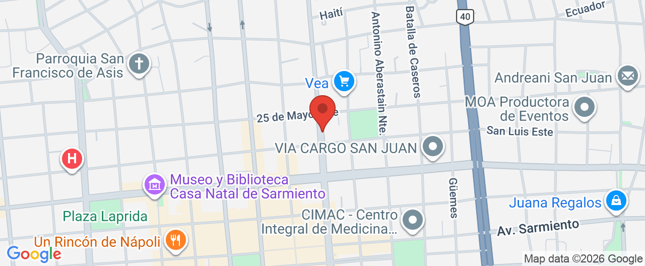 Mapa de la ubicación