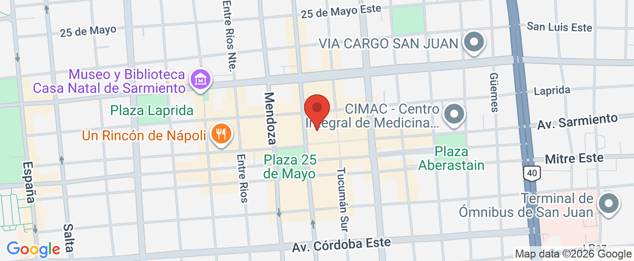 Mapa de la ubicación
