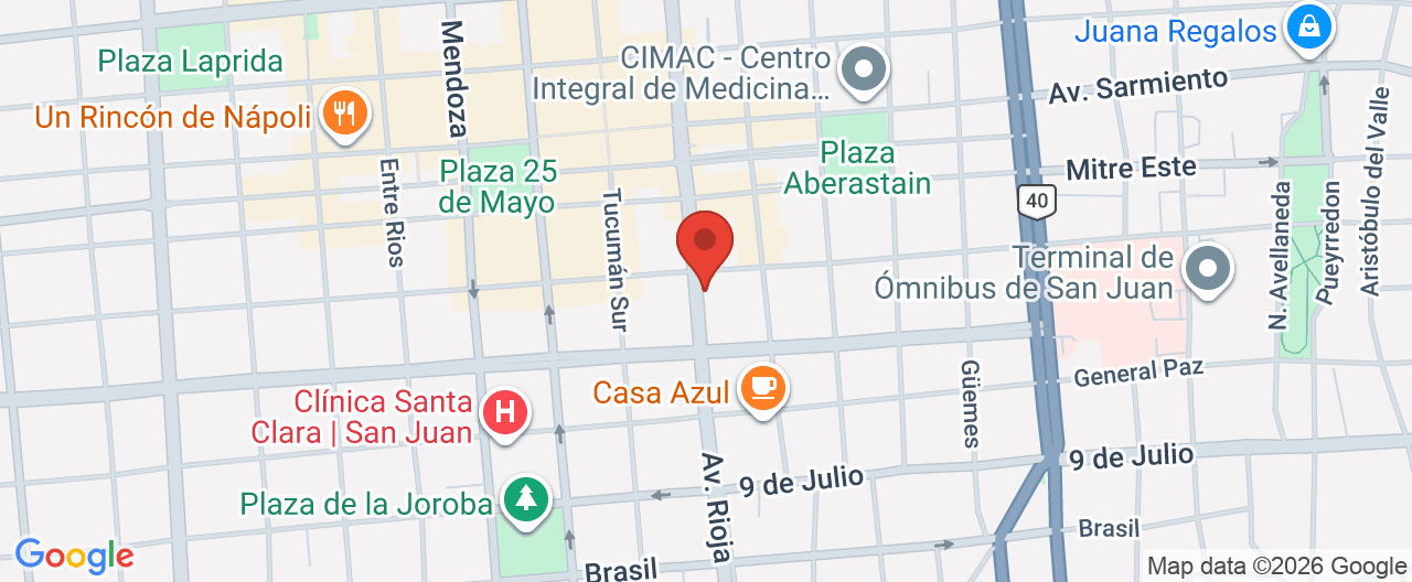 Mapa de la ubicación