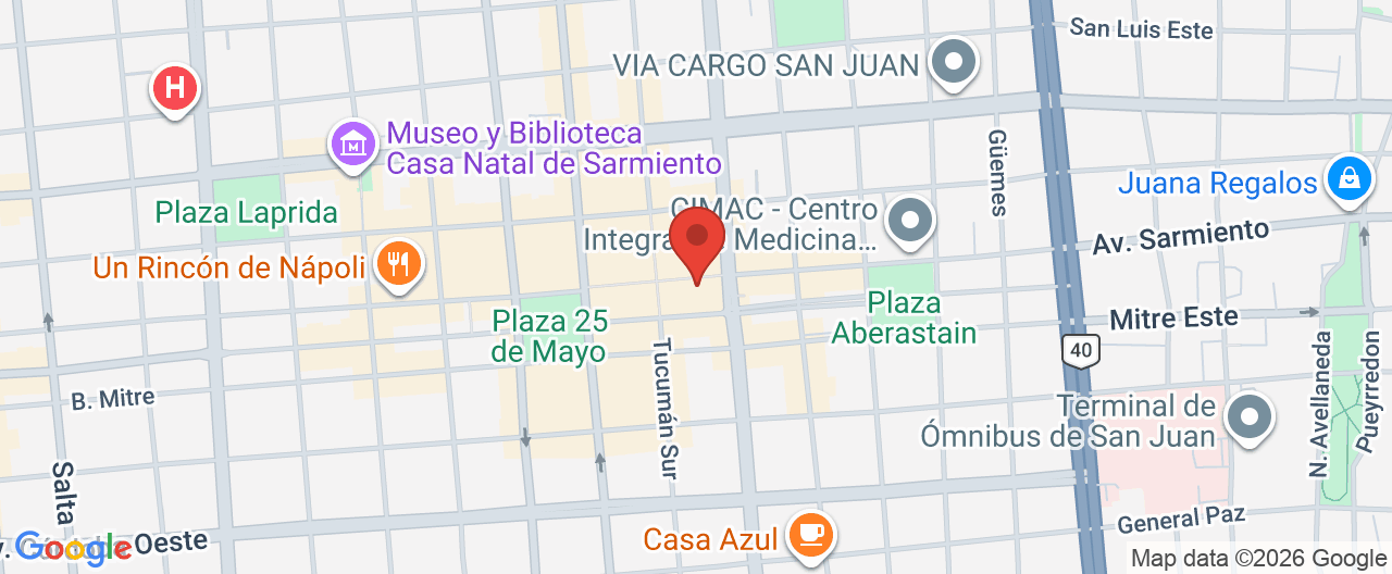 Mapa de la ubicación
