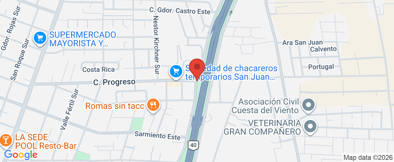Mapa de la ubicación